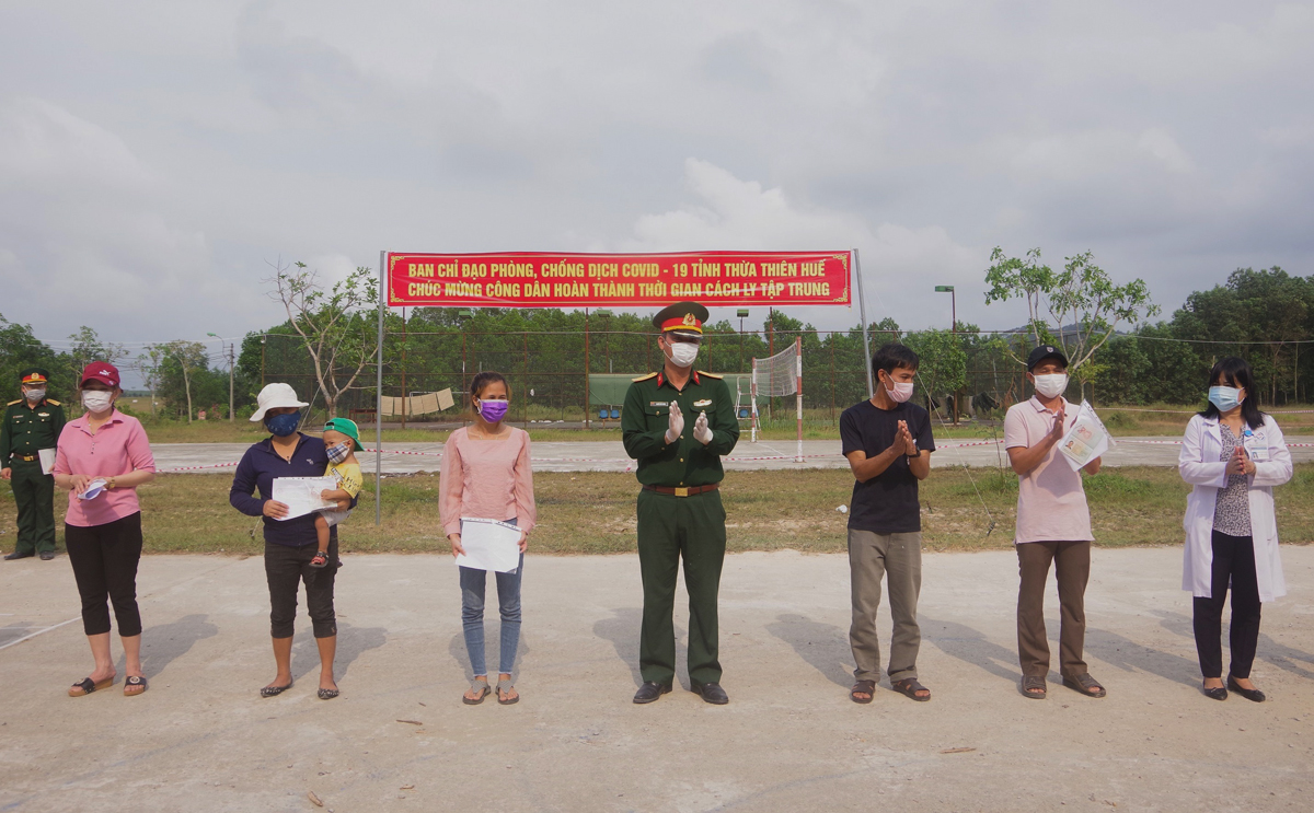 Tỉnh Thừa Thiên-Huế: 87 công dân hoàn thành thời gian cách ly

